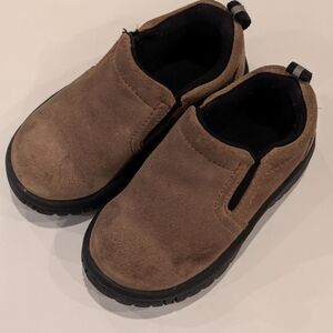 Lands End Boys Brown Slip-On Shoes Size 6M